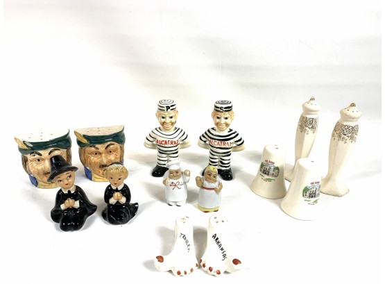 Lot Of Vintage Salt And Pepper Shakers
