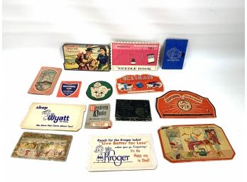 Lot Of 14 Vintage Sewing Needle Books