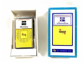 Vintage Sunoco Transistor Radio - New In Box