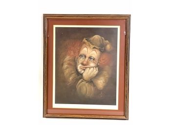 Gary Nye Schwebs 'the Tear Of A Clown', Numbered And Signed 1981