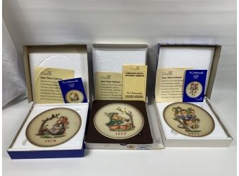 Lot Of 3 - Hummel Plates 1977 - 1979