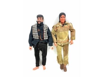 1973 Tonto And Lone Ranger Dolls