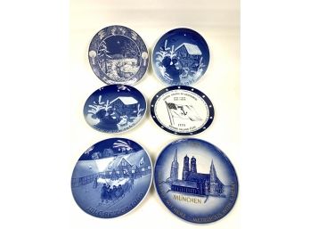 Lot Of 6 Assorted  Plates