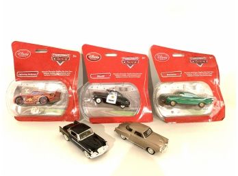 Lot Of Mixed 3 Disney 'the World Of Cars' - New In Box And 2 Toy Metal Cars