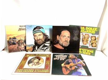 Lot Of 6 Willie Nelson Record Albums