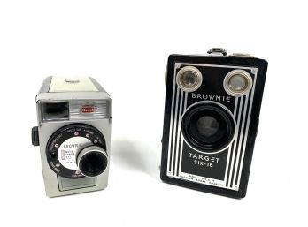2 Vintage Brownie Cameras