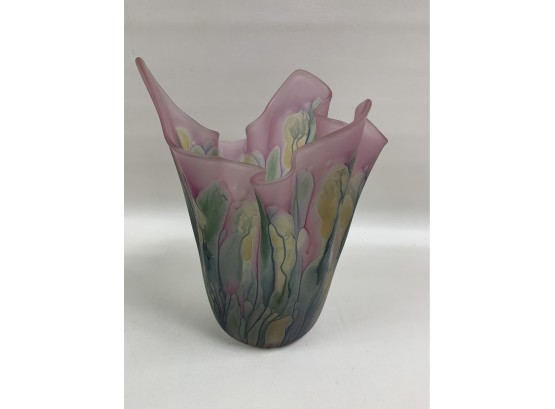 Rueven Hand Painted Vase