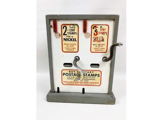Vintage Metal Postage Machine