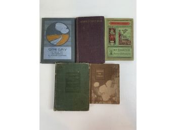 Lot Of 5 Antique Books