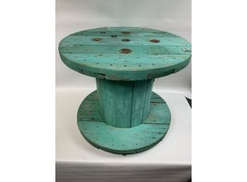 Large Spindle Table On Wheels