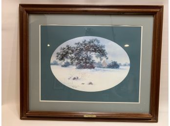 Winters Refuge - Gibson Gayle Artwork Signed By Carol Gibson And Numbered
