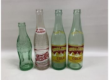 Lot Of Mixed Vintage Soda Bottles