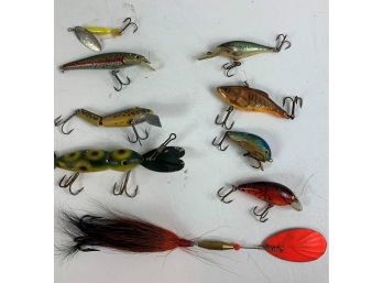 Lot Of 9 Fishing Lures