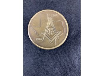 Forrest Masonic Lodge 150th Anniversary Coin