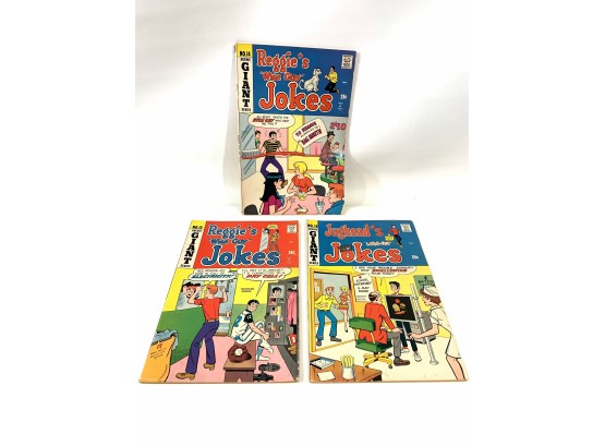 Lot Of 3 Giant Reggies's & Jughead's Jokes Comic Books