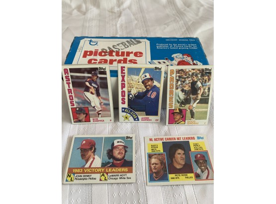1983 Topps Baseball Cards Career Leaders Series In Vending Box