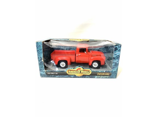 New In Box 1956 Ford 100 1/18' Scale Die Cast Metal Truck - By Erth Collectibles