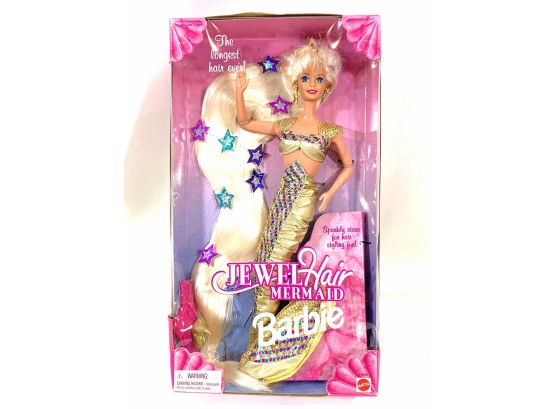 New In Box 1995 Jewel Hair Mermaid Barbie Doll