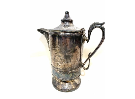 1854 Rogers And Bros. Triple Plate Beverage Pitcher - By Jas Stimpson