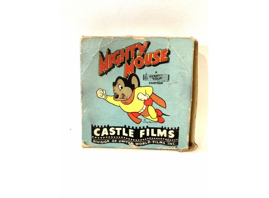 Vintage Mickey Mouse Castle  16mm Reel Of Film