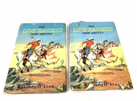 Lot Of 2 1951 'The Lone Ranger's New Deputy' Book By Fran Striker