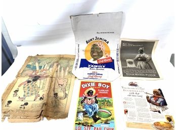 Collection Of Vintage  Paper Advertising