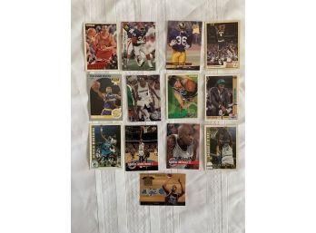 Lotof 13 Assortment Of Proffesional Basketball Cards