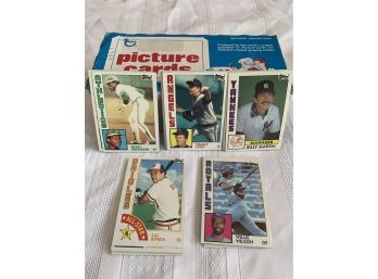 1984 Topps Baseball Cards In Vending Box