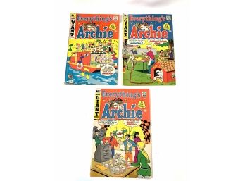 Lot Of 3 Giant Everythings Archie Comic Books