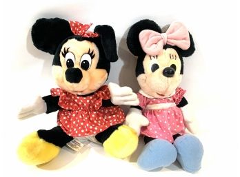 Lot Of 2 Minney Mouse Stuffed Toys