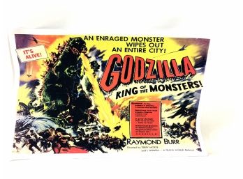 Vintage Godzilla Small Poster