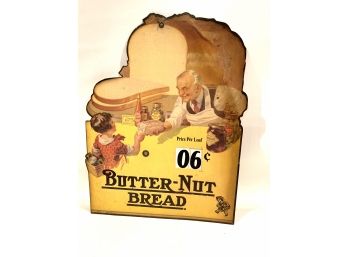 Vintage Butternut Bread Advertising Sign