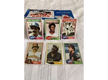 1981 Topps Baseball Cards In Vending Box