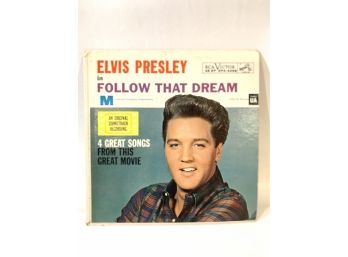 Elvis 45 Record 'Follow That Dream'