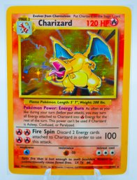 ICONIC!! CHARIZARD BASE SET Holographic Pokemon Card!!!! (1)