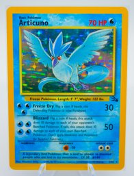 Beautiful ARTICUNO Fossil Set Holographic Pokemon Card!