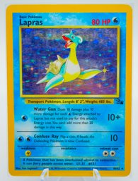 LAPRAS Fossil Set Holographic Pokemon Card! (2)