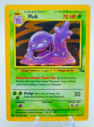 MUK Fossil Set Holographic Pokemon Card! (2)
