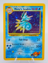 MISTY'S SEADRA PRERELEASE Gym Heroes Holographic Pokemon Card!! (1)