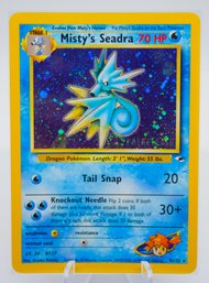 MISTY'S SEADRA PRERELEASE Gym Heroes Holographic Pokemon Card!! (2)