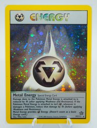 METAL ENERGY Neo Genesis Holographic ENERGY Pokemon Card!! (1)