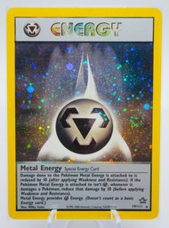 METAL ENERGY Neo Genesis Holographic ENERGY Pokemon Card!! (2)