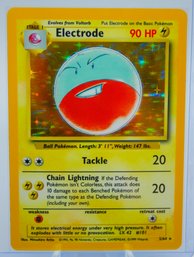 ULTRA RARE ELECTRODE *NO SET SYMBOL* 'Jungle' Holographic Pokemon Card!!!!!