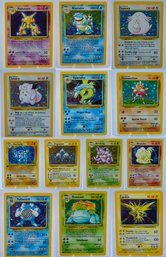 NM-MT OR BETTER BASE SET 13 Card Near Complete HOLO SET!!