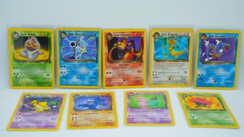 Incredible Group Of TEAM ROCKET Non-holo Rare Pokemon Cards Including DARK CHARIZARD!!