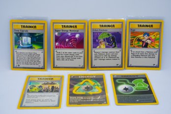 Misc Set Of Pokemon Trainer Cards!