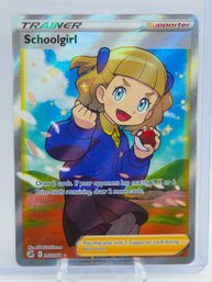 SCHOOLGIRL Full Art Fusion Strike Pokemon Trainer Card