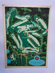 Augusta Golf Club Map Print