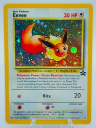 EEVEE Early Black Star Holographic Promo Pokemon Card! (1)