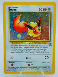 EEVEE Early Black Star Holographic Promo Pokemon Card! (2)